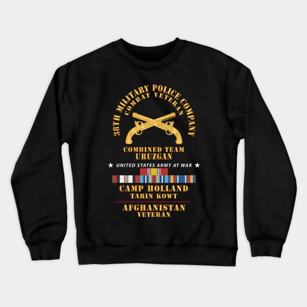 38th Military Police Company - Camp Holland Afghanistan Vet w AFGHAN SVC X 300 Crewneck Sweatshirt by twix123844